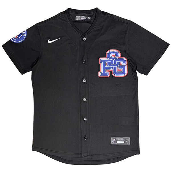 Paris saint-germain maillot de baseball PSG noir pour adulte maillot de football pour homme 2025-2026